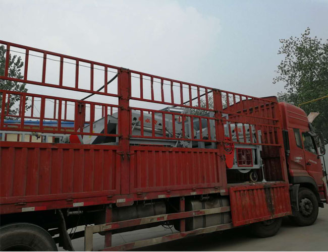 種子精選加工設備裝車發貨